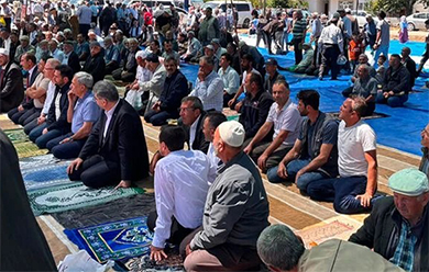 ÇAKILLAR MAHALLESİ’NDE ŞÜKÜR DUASI YAPILDI, GÖLET PROJESİ YERİNDE İNCELENDİ